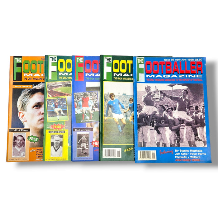The Footballer Magazine: 1994/95 Bundle (5 Issues) - Football Finery - FF204065