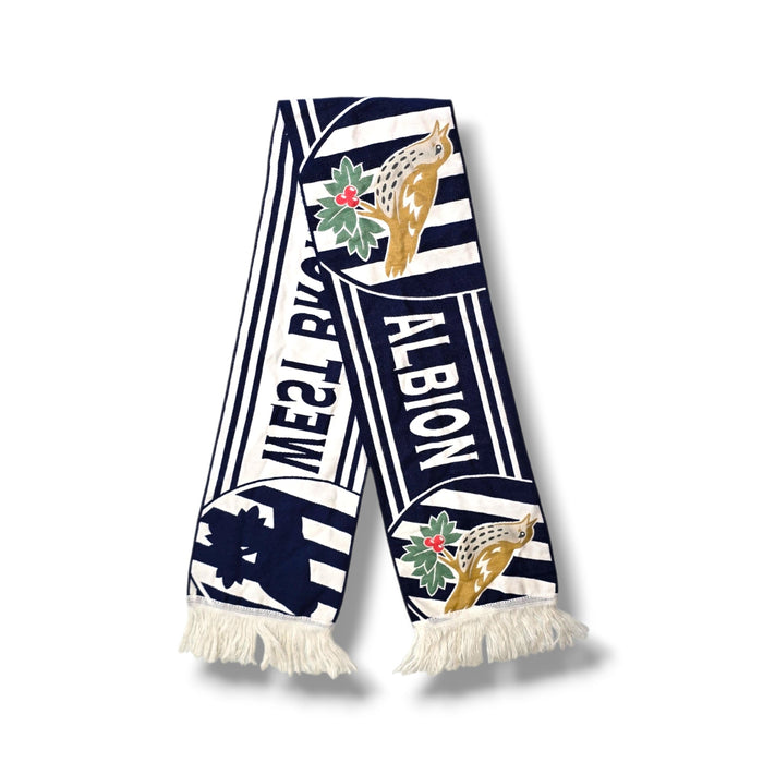West Bromwich Albion Vintage Football Scarf - Football Finery - FFS079
