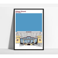 West Ham United Football Artwork - The Boleyn Ground - Football Finery - FF203115