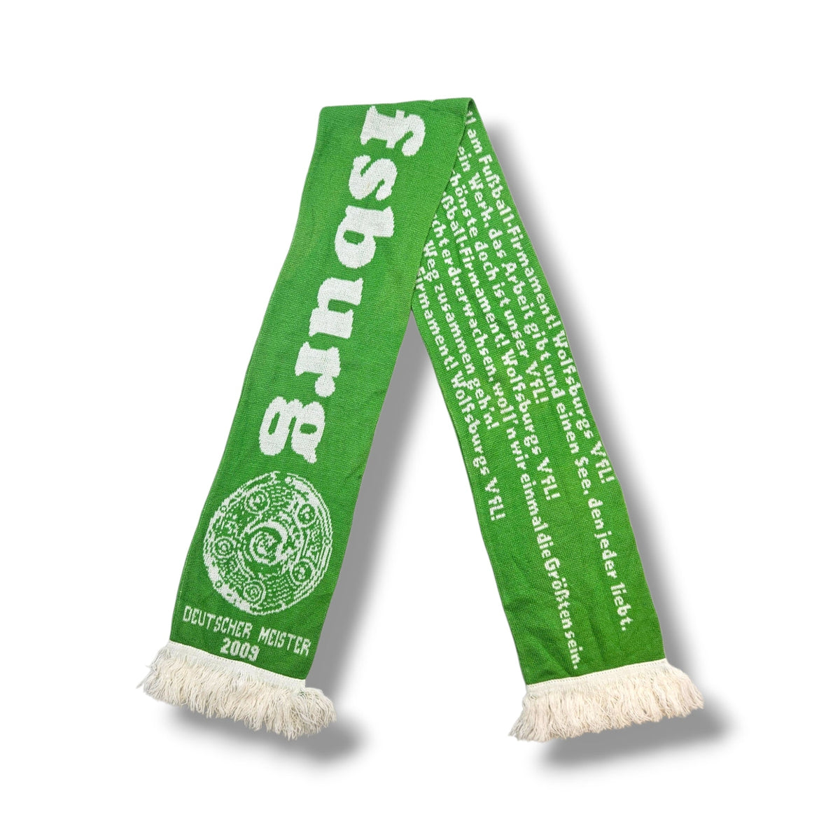Wolfsburg Vintage Football Scarf - Football Finery - FFS149