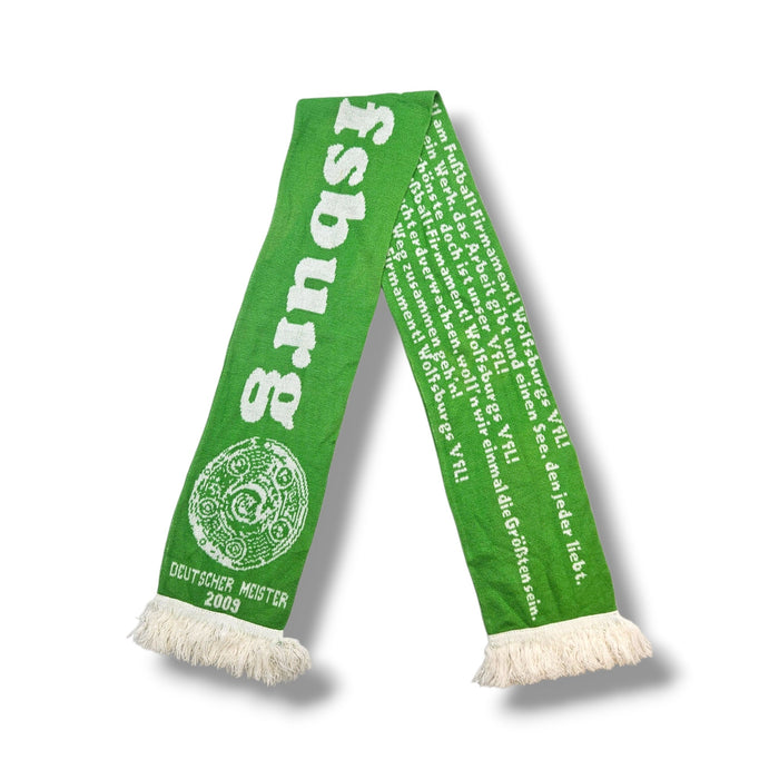 Wolfsburg Vintage Football Scarf - Football Finery - FFS149